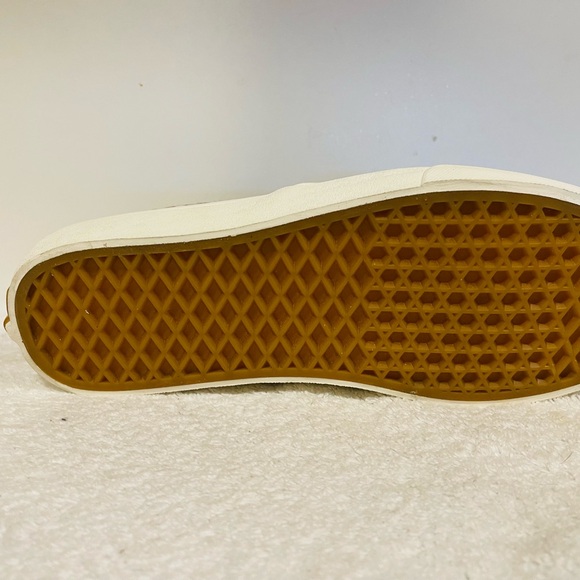 New Unisex Vans "Off The Wall" Shoes; Brownish/Wht-Design, Sz.Wo.10.5/Men.9 - Picture 12 of 16